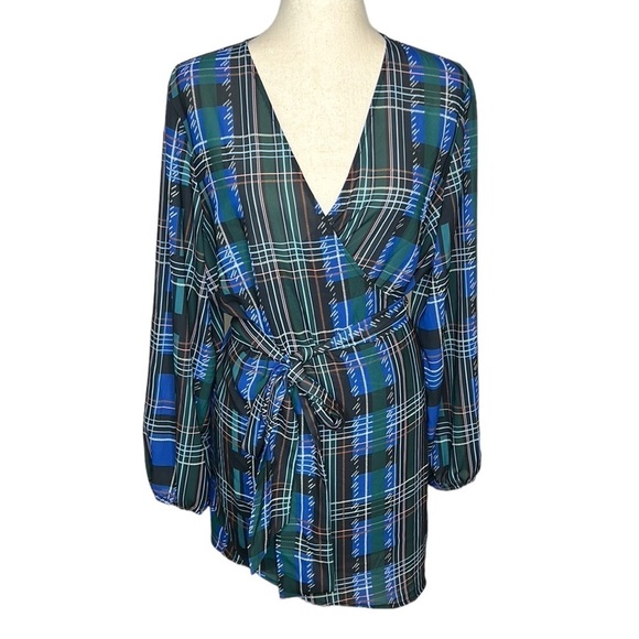 Eloquii Plus Size‎ Wrap Tie Front Blouse Size 16 - Picture 1 of 8